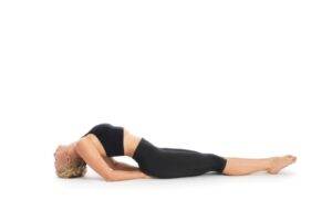 Matsyasana (fish pose)