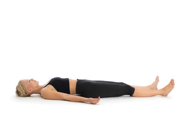 Corpse pose (savasana)