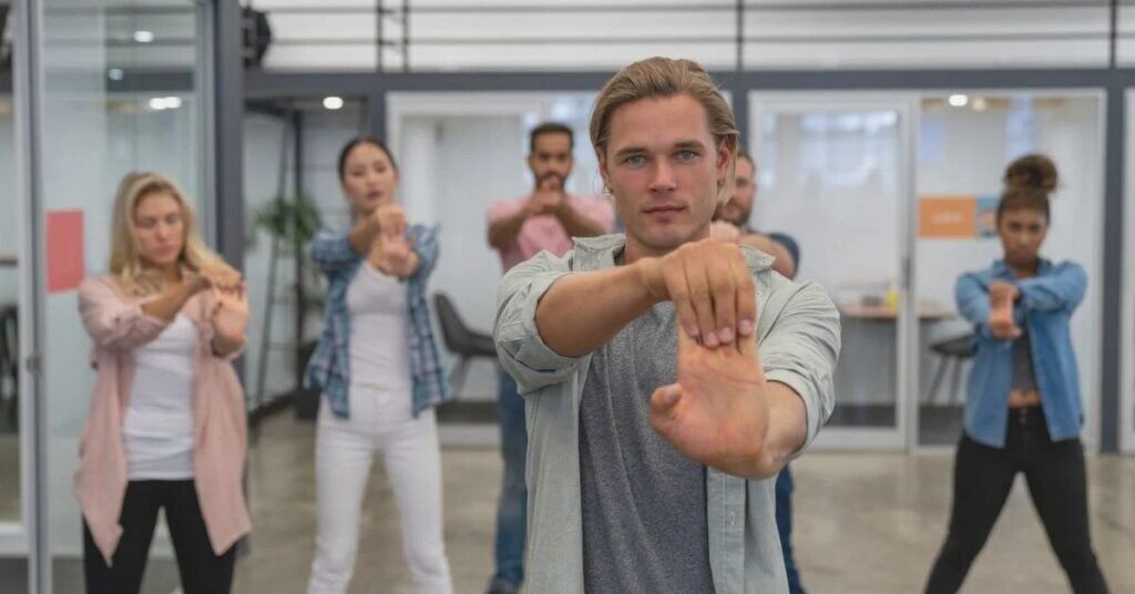 6 easy office yoga poses for corporate employees 2