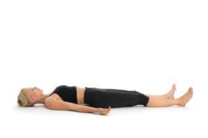 Corpse pose (savasana)